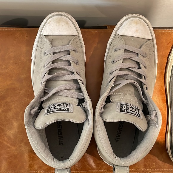 Mens converse size 9.5. Limited edition (darker pair) selling as is - Picture 4 of 5